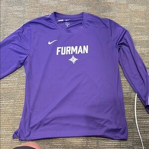 Nike Purple Furman Long Sleeve Top